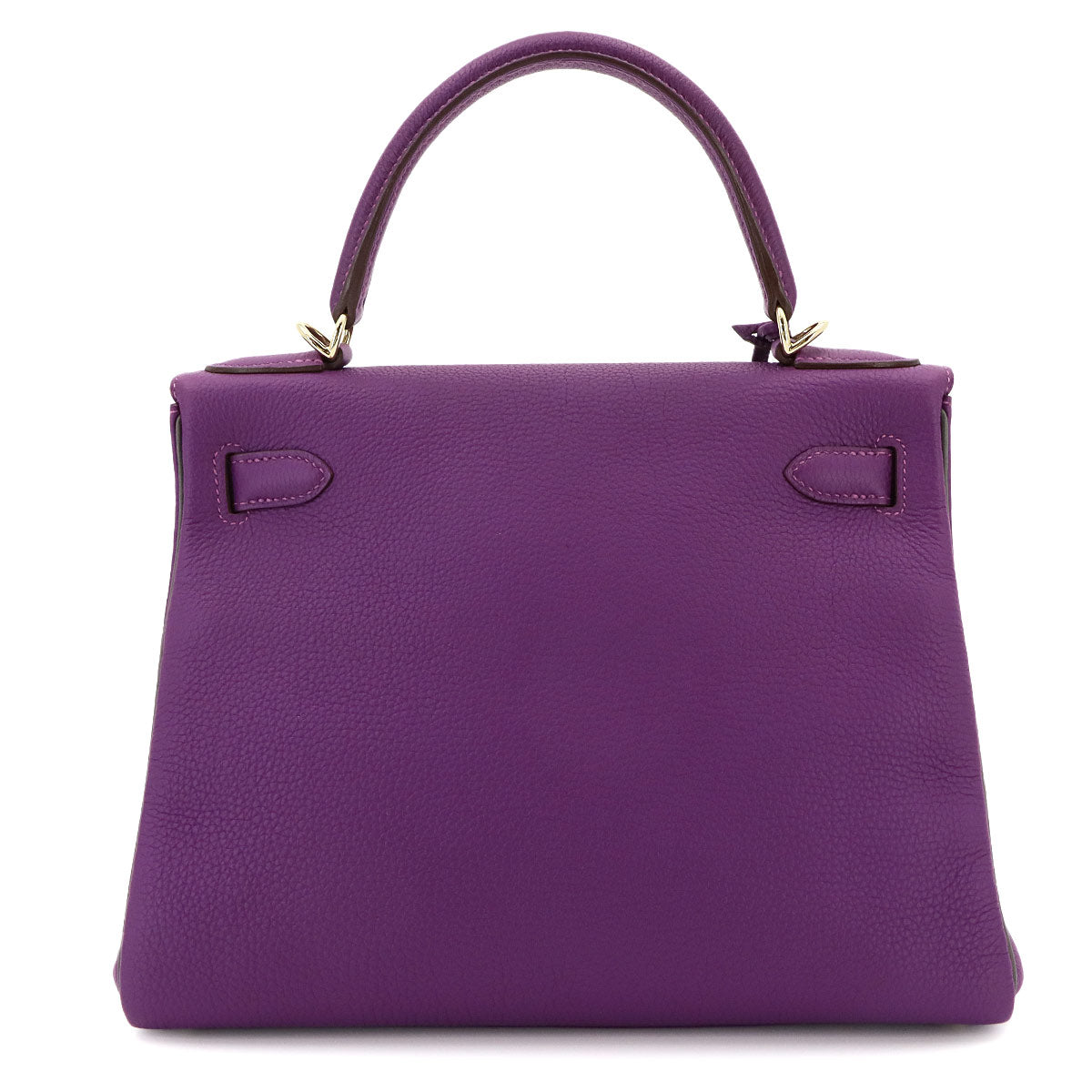 Kelly 28 Personal SPO Togo Anemone Etain Hand Shoulder Bag