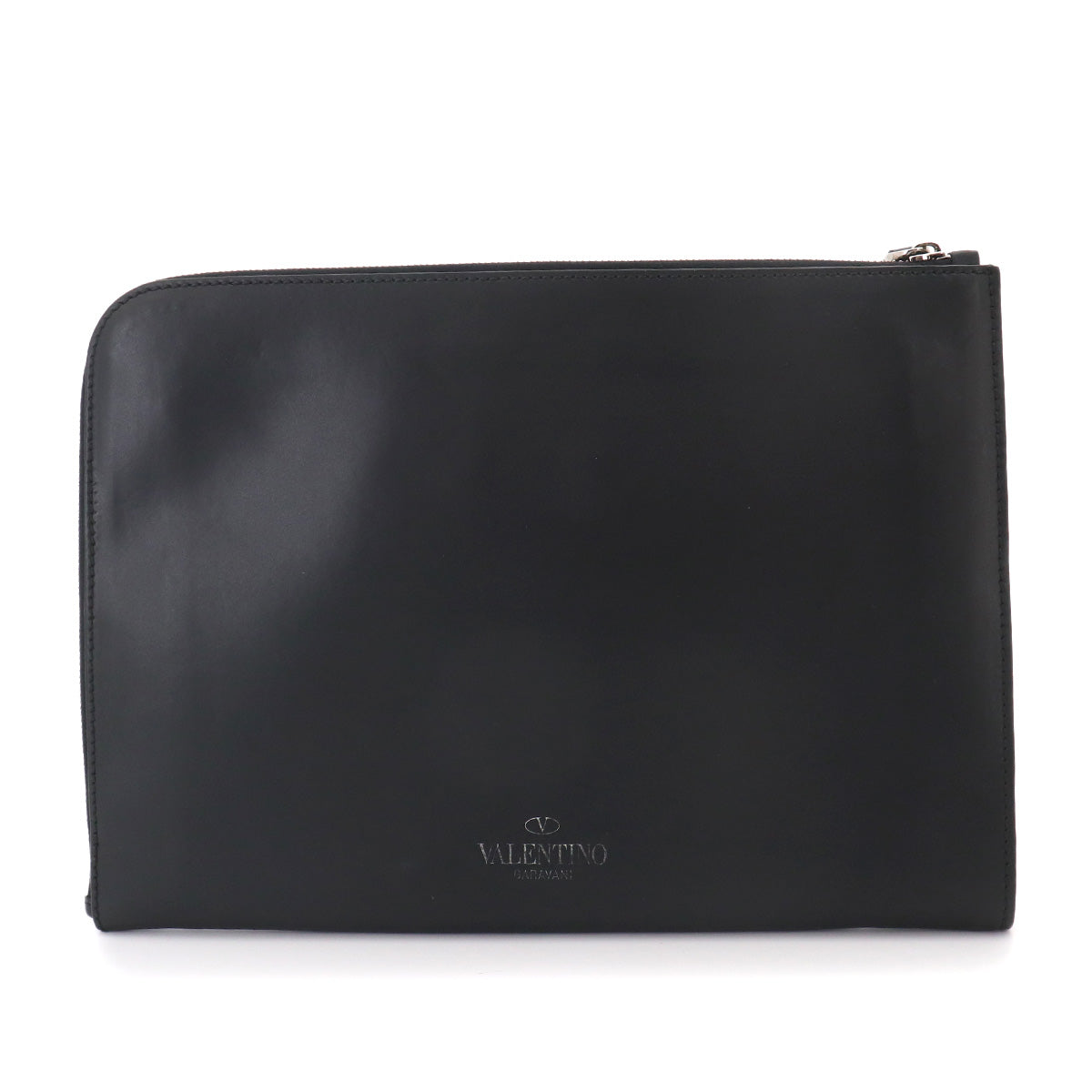 VLTN Clutch Bag Leather Black Purse