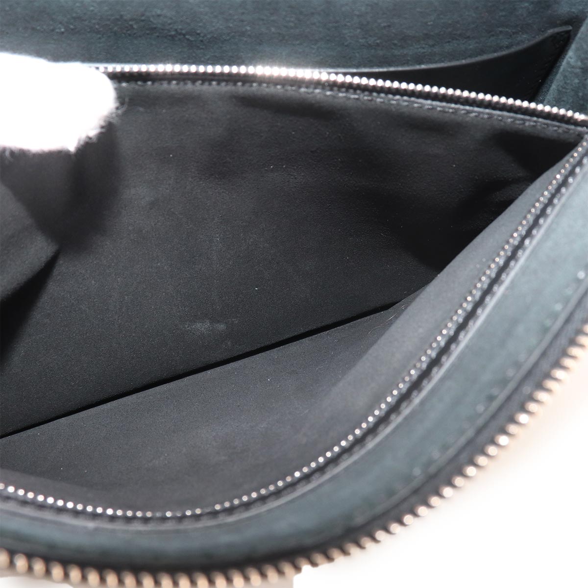 VLTN Clutch Bag Leather Black Purse