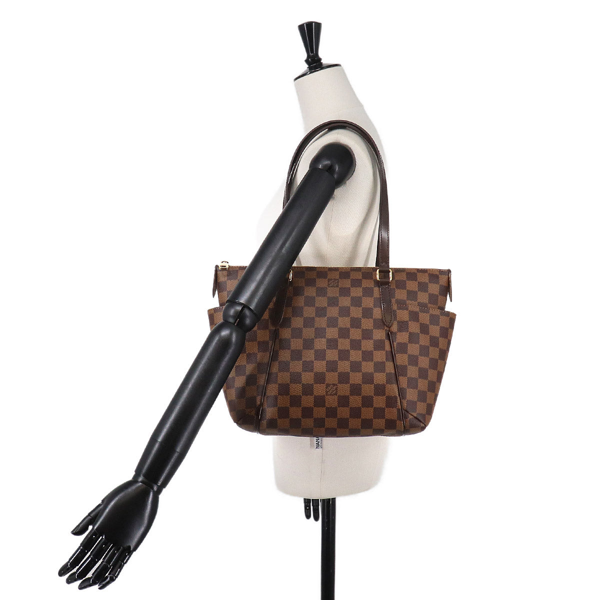 Damier Totally PM Tote Bag Ebene Brown N41282 Purse