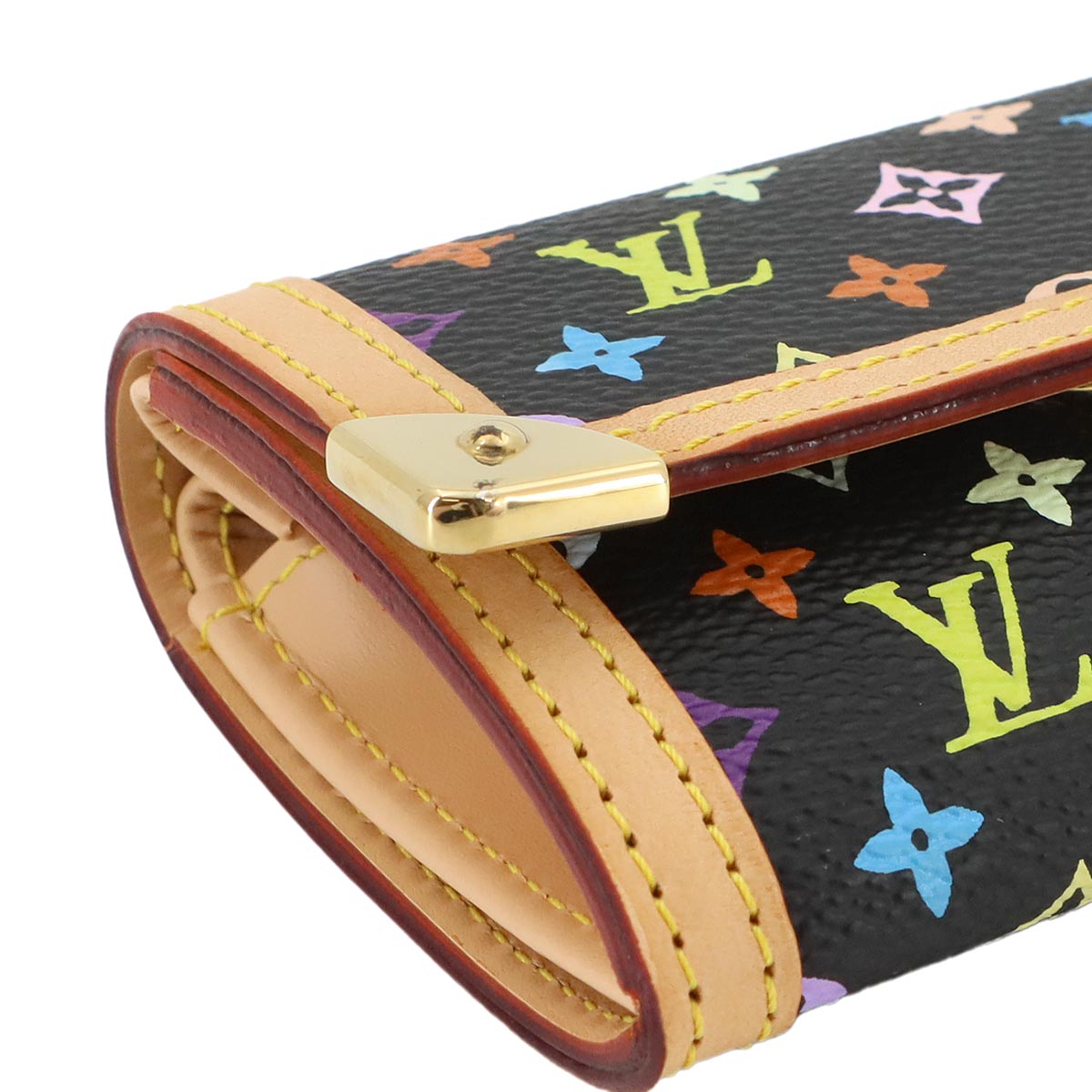 Monogram Multi Color Porte Monnaie Plat Coin Purse M92656