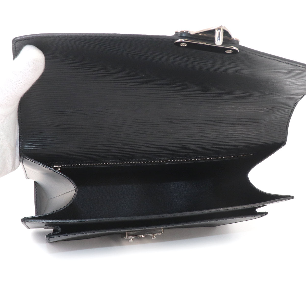 Epi Monceau 2way Hand Shoulder Bag Leather Noir M52792