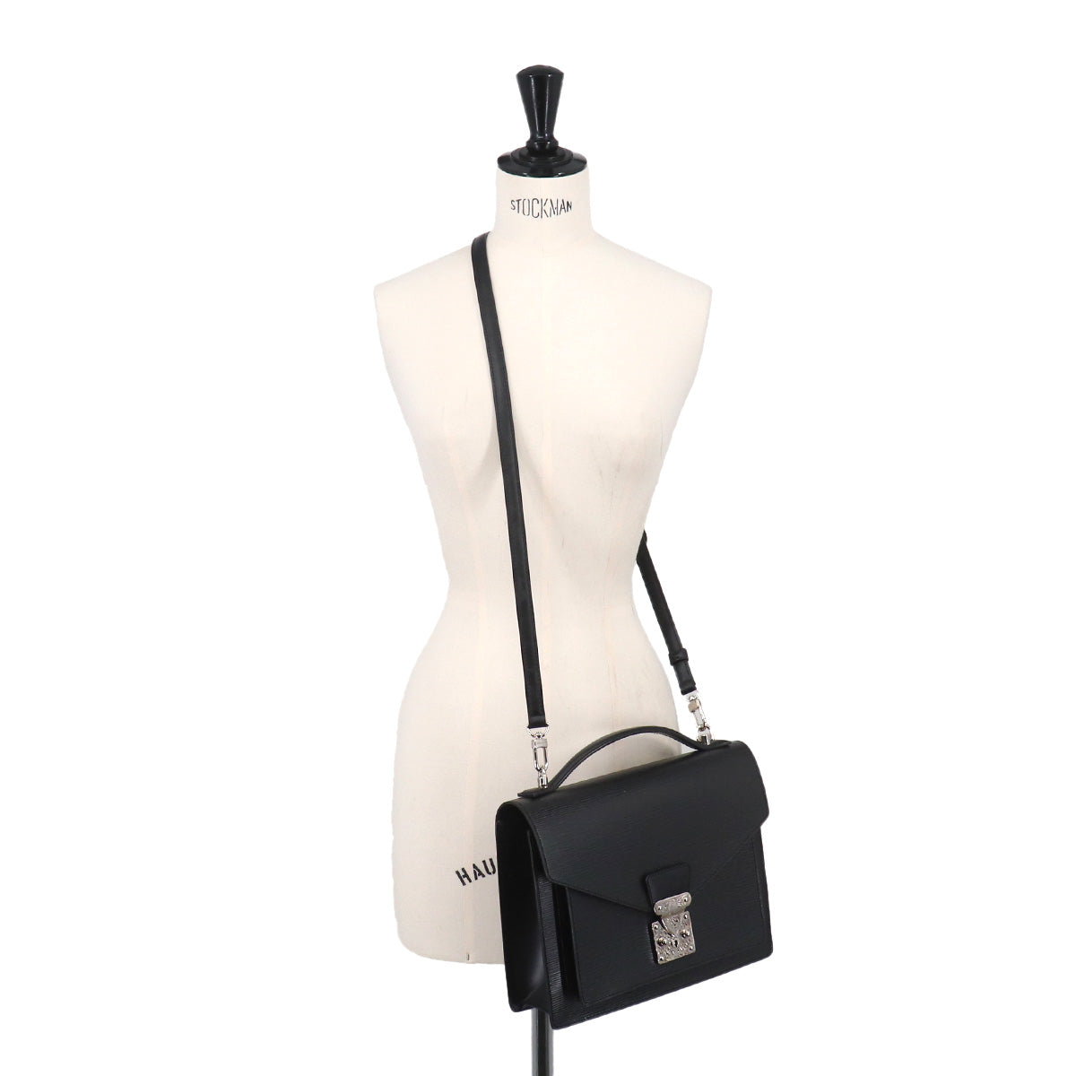 Epi Monceau 2way Hand Shoulder Bag Leather Noir M52792