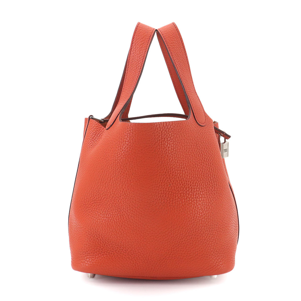 Picotin Lock PM Hand Bag Taurillon Clemence Terre Battue Purse