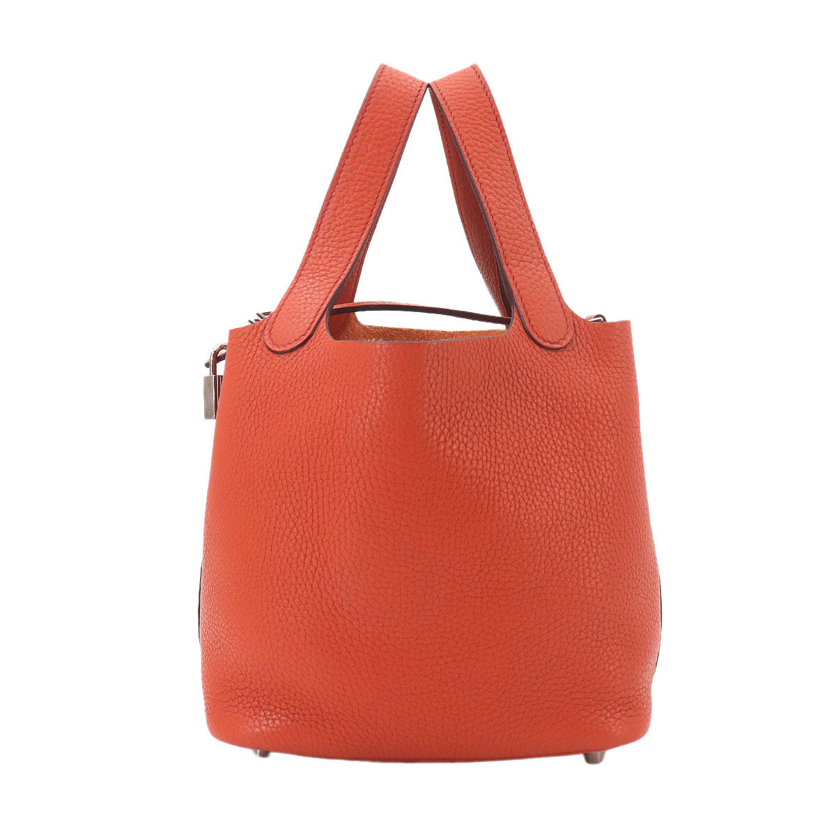 Picotin Lock PM Hand Bag Taurillon Clemence Terre Battue Purse