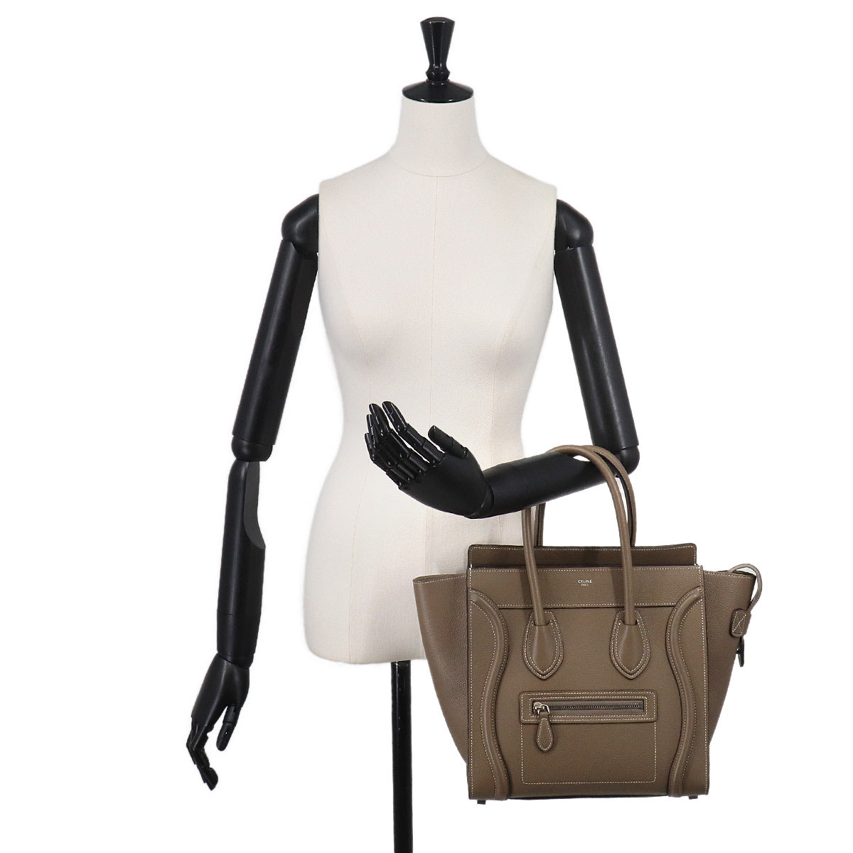 Luggage Micro Shopper Hand Bag Leather Souris 189793 Purse