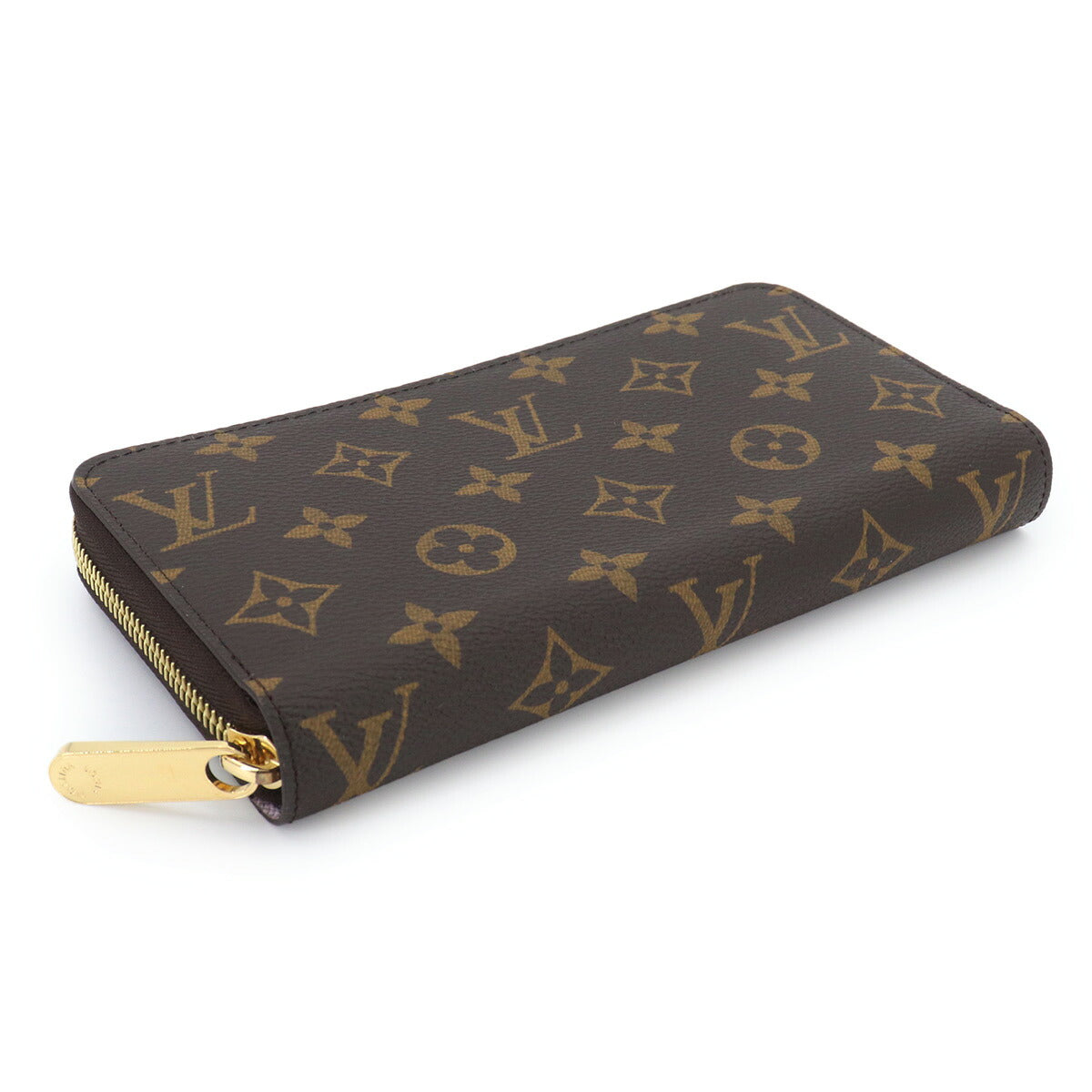 Monogram Zippy Wallet Brown Misty Lilac M25813