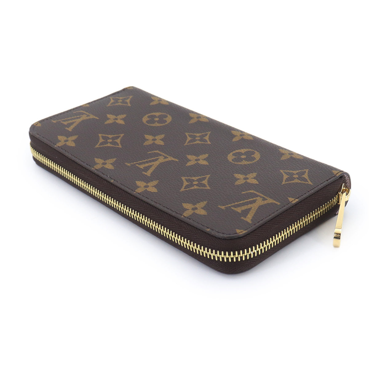 Monogram Zippy Wallet Brown Misty Lilac M25813