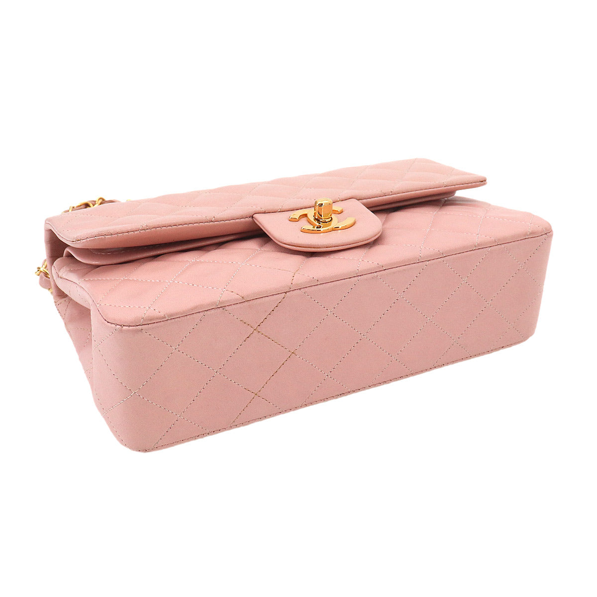 Matelasse 23 Chain Shoulder Bag Leather Pink A01113