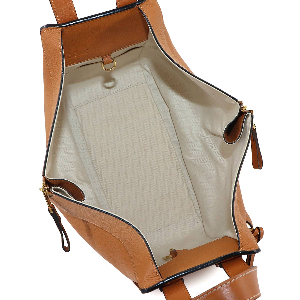 Hammock Small Hand Shoulder Bag Leather Brown Purse