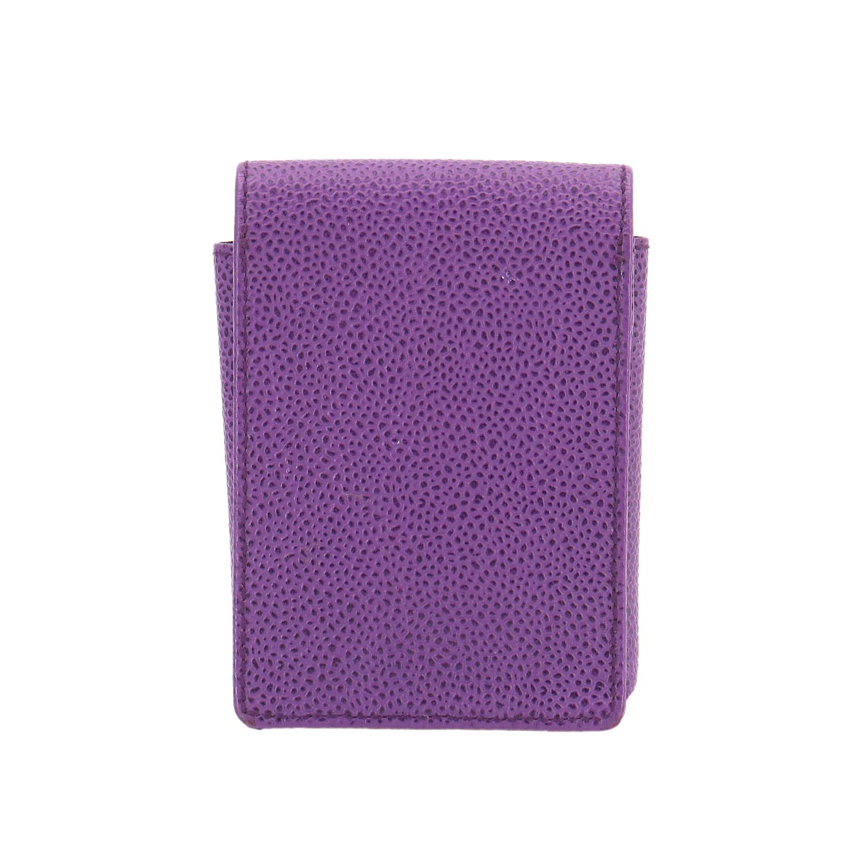 Cavier Skin Cigarette Case Leather Purple A13511 Accessories