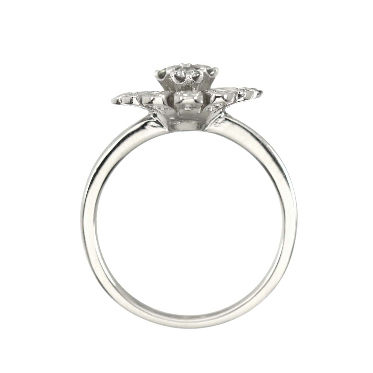 Diamond 0.41ct Ring Pt Platinum size6(US)