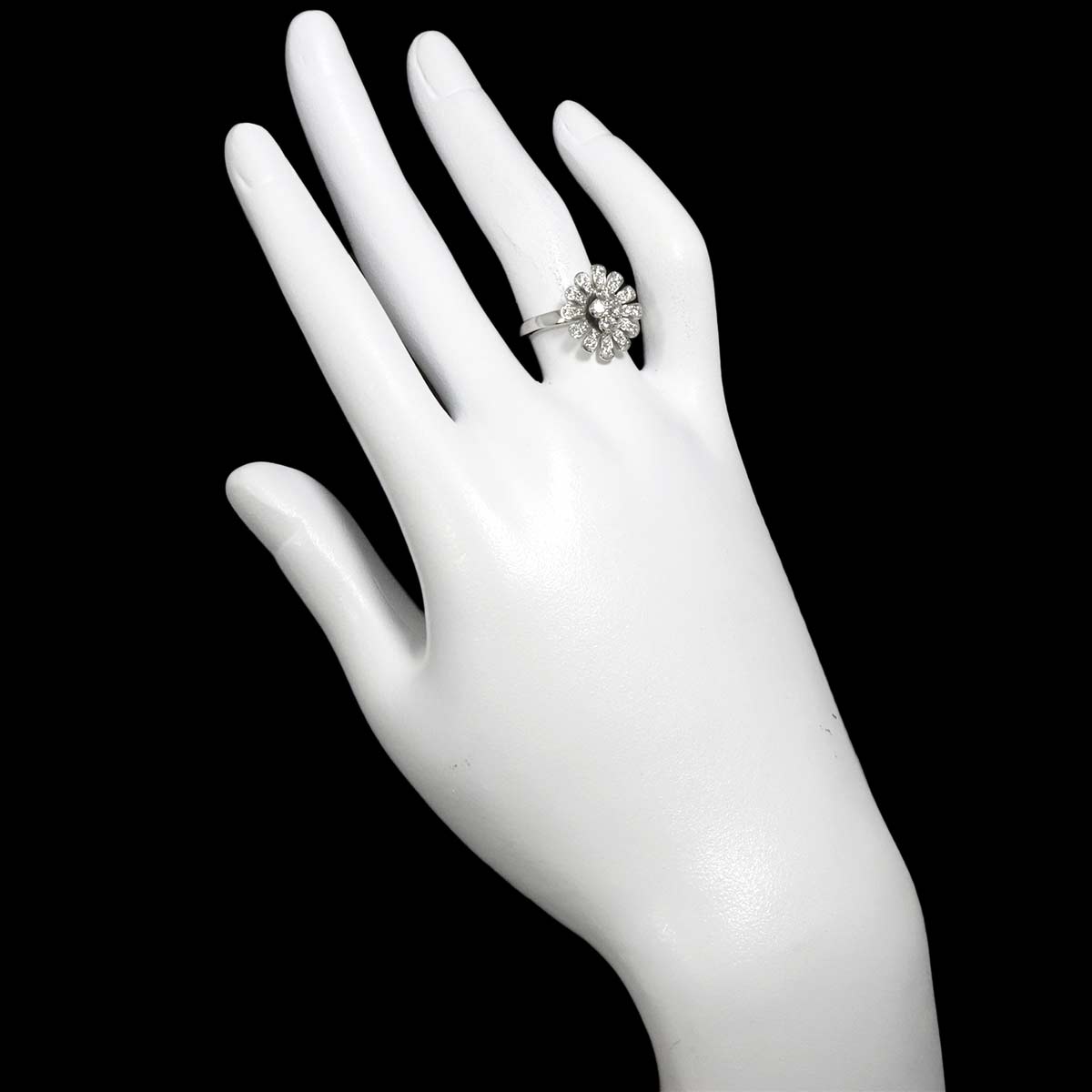 Diamond 0.41ct Ring Pt Platinum size6(US)
