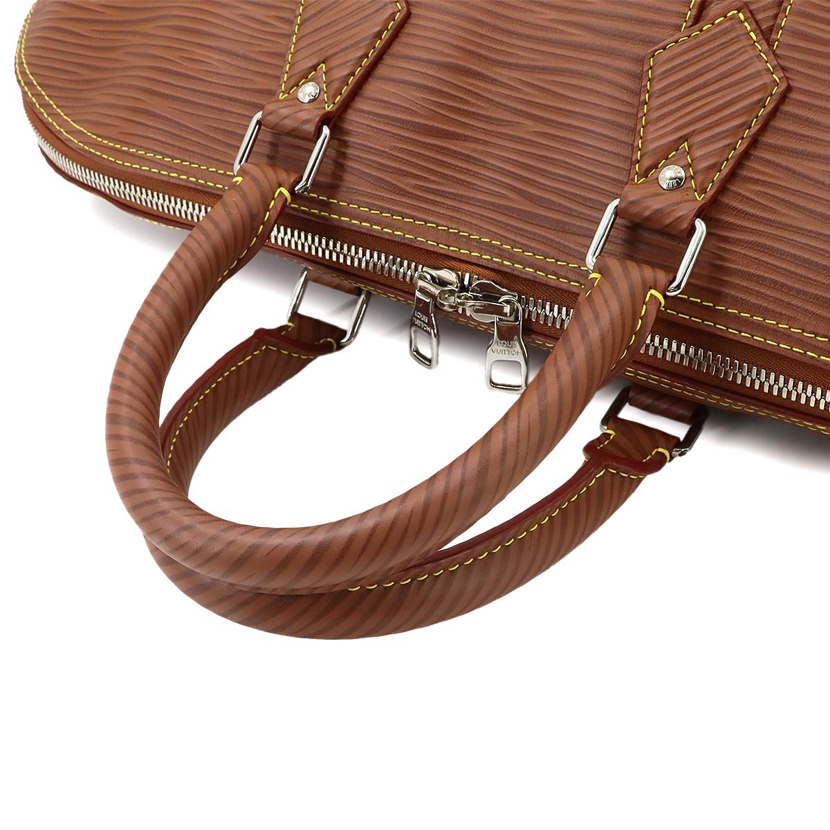 Epi XL Alma Travel GM Hand Shoulder Bag Cognac M23102