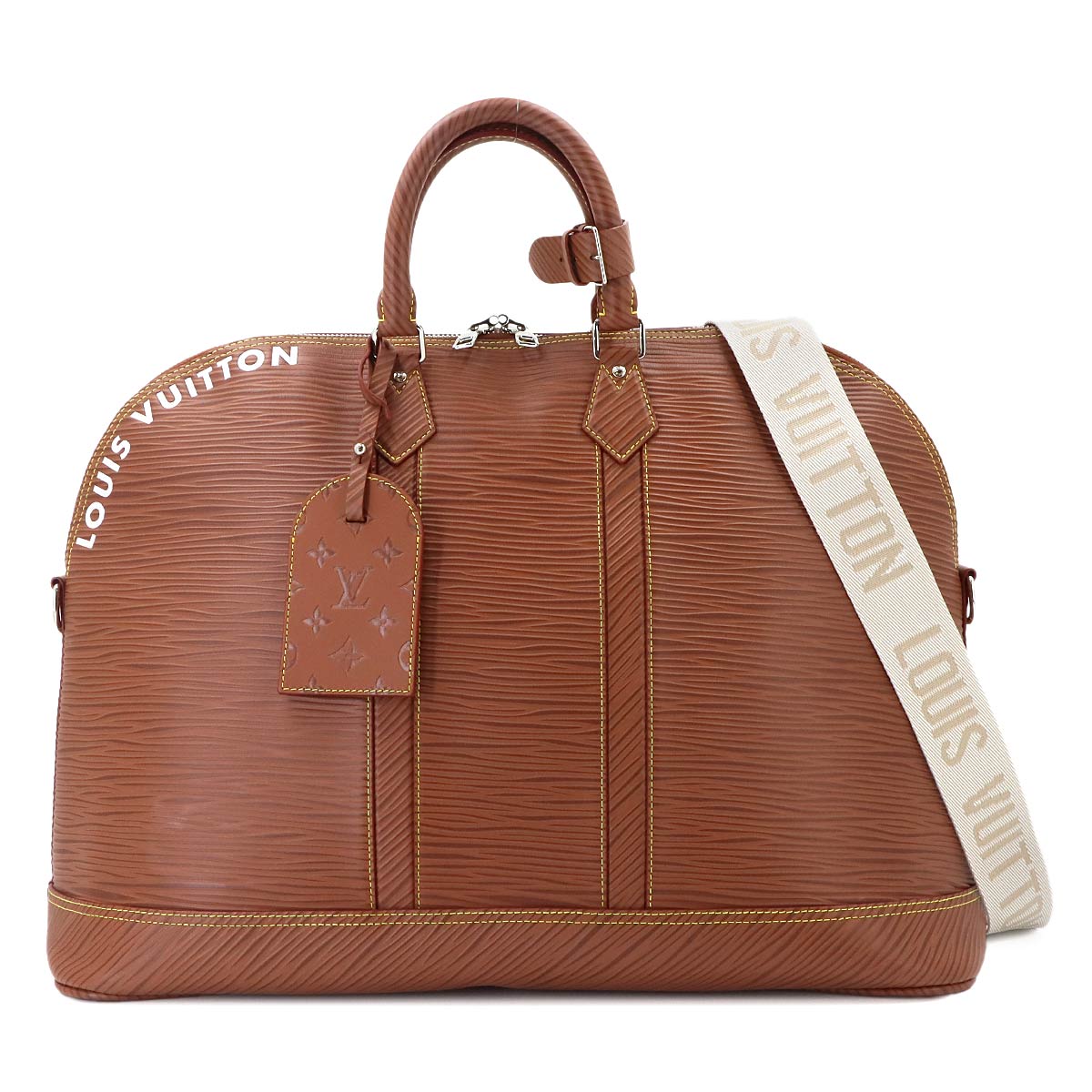 Epi XL Alma Travel GM Hand Shoulder Bag Cognac M23102