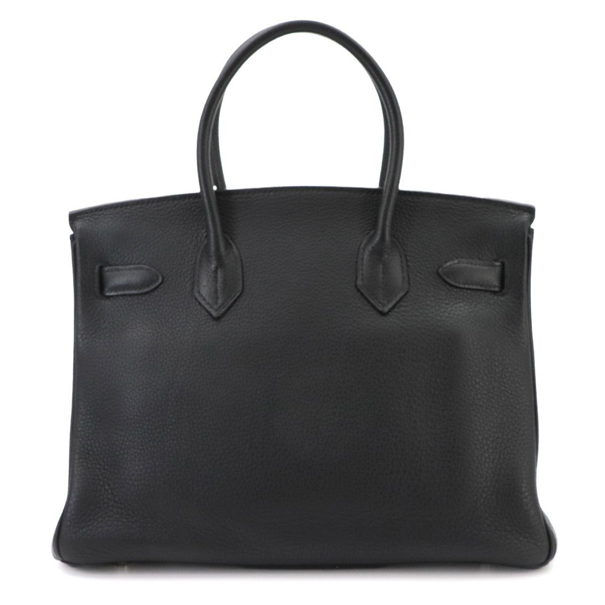 Birkin 30 Veau Togo Black Hand Bag Noir Purse