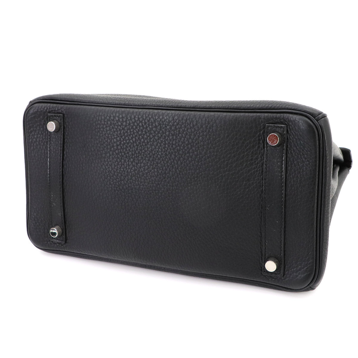 Birkin 30 Veau Togo Black Hand Bag Noir Purse
