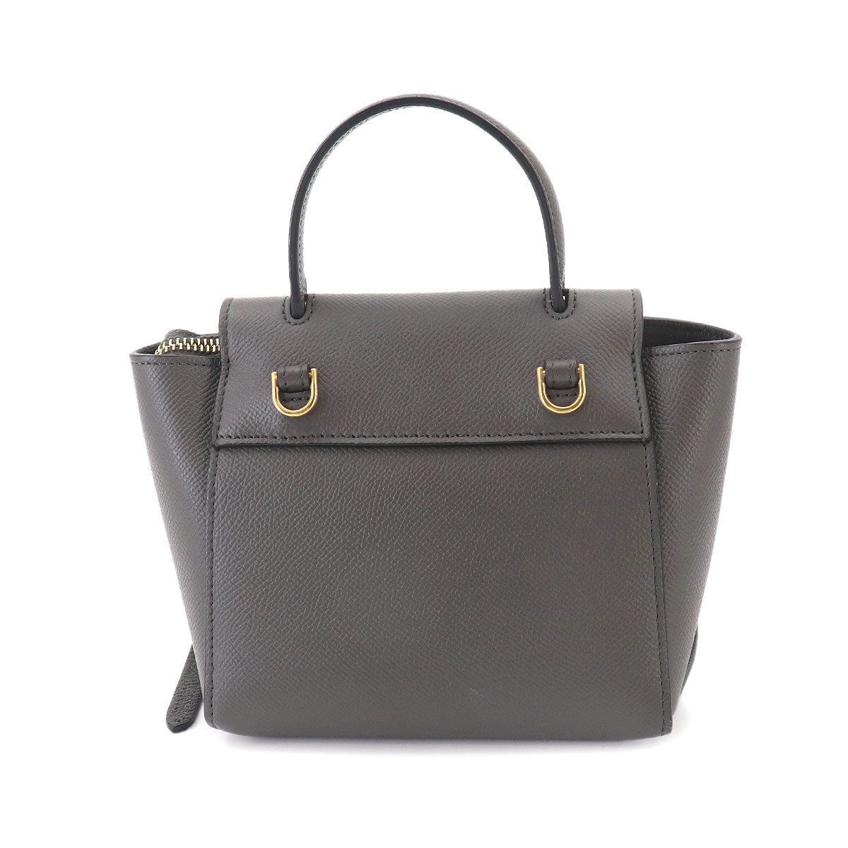 Belt Bag Piko Hand Shoulder Bag Leather Gray 194263