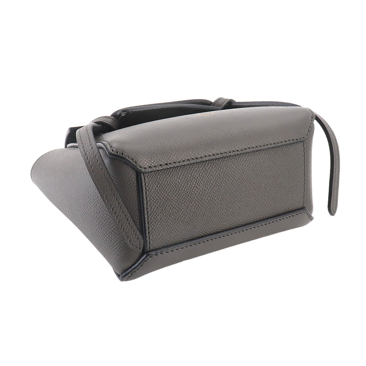 Belt Bag Piko Hand Shoulder Bag Leather Gray 194263