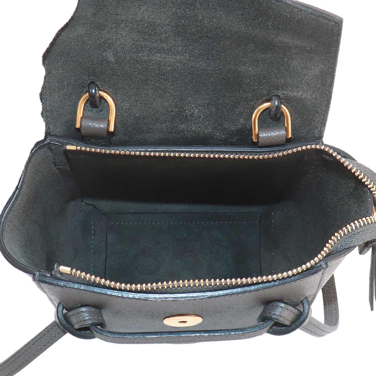 Belt Bag Piko Hand Shoulder Bag Leather Gray 194263
