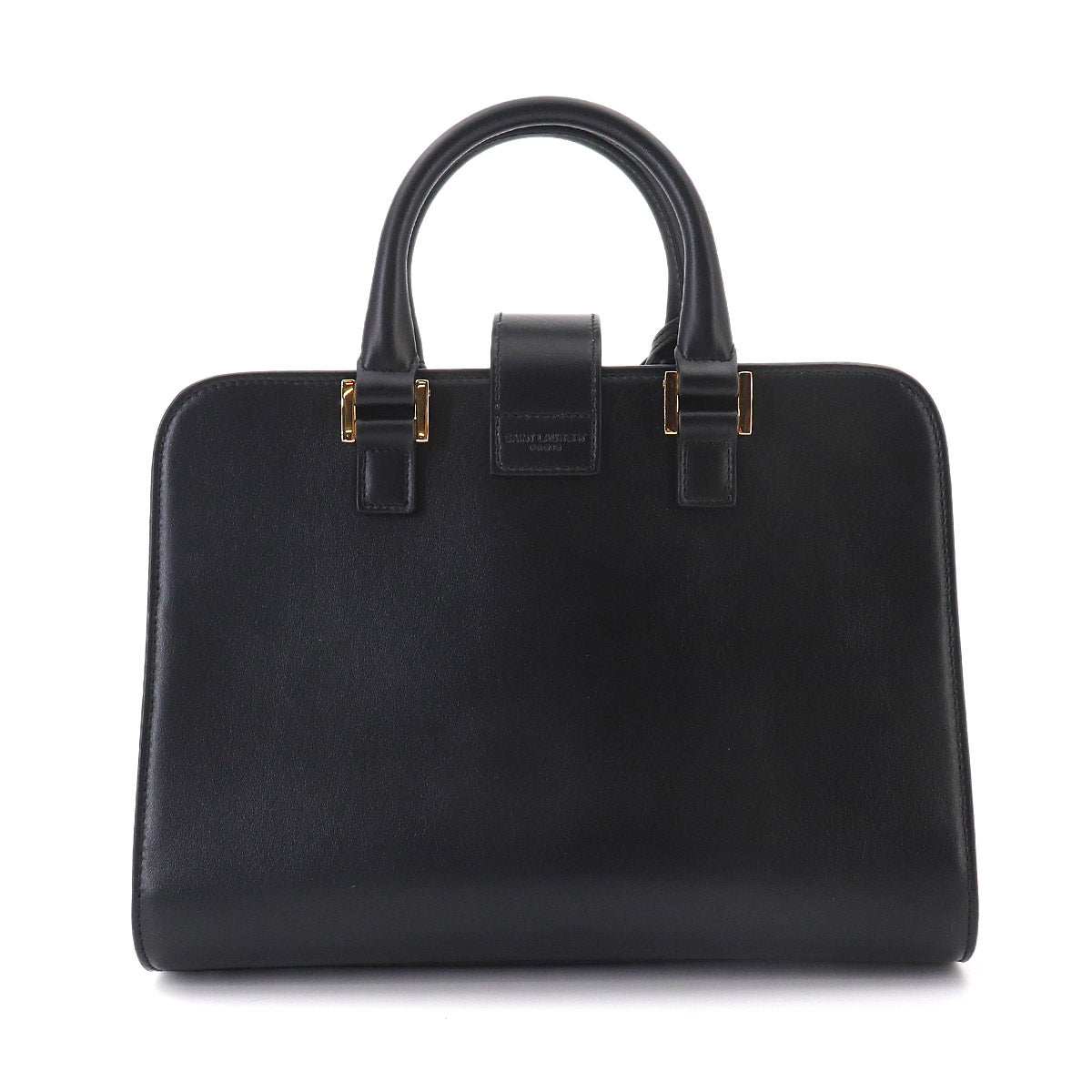 Baby Cabas Hand Shoulder Bag Leather Black 568853
