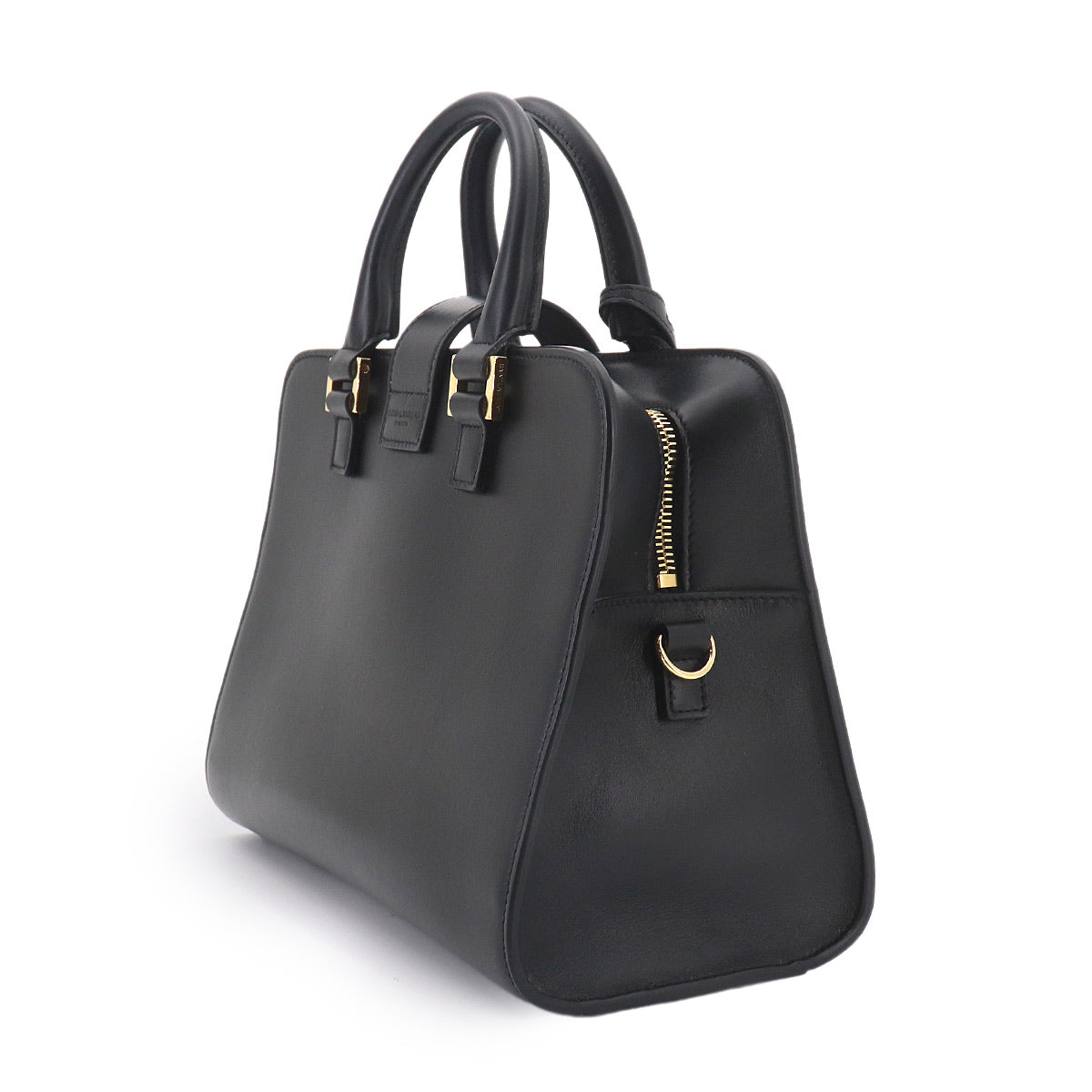 Baby Cabas Hand Shoulder Bag Leather Black 568853