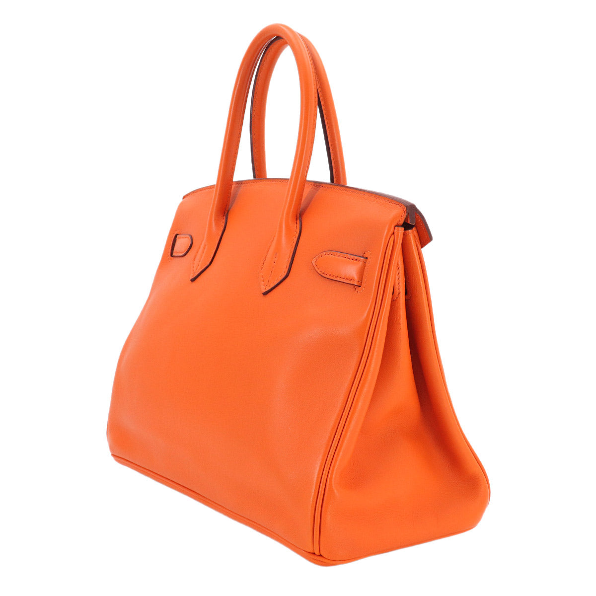 Birkin 30 Veau Swift Orange Hand Bag Purse