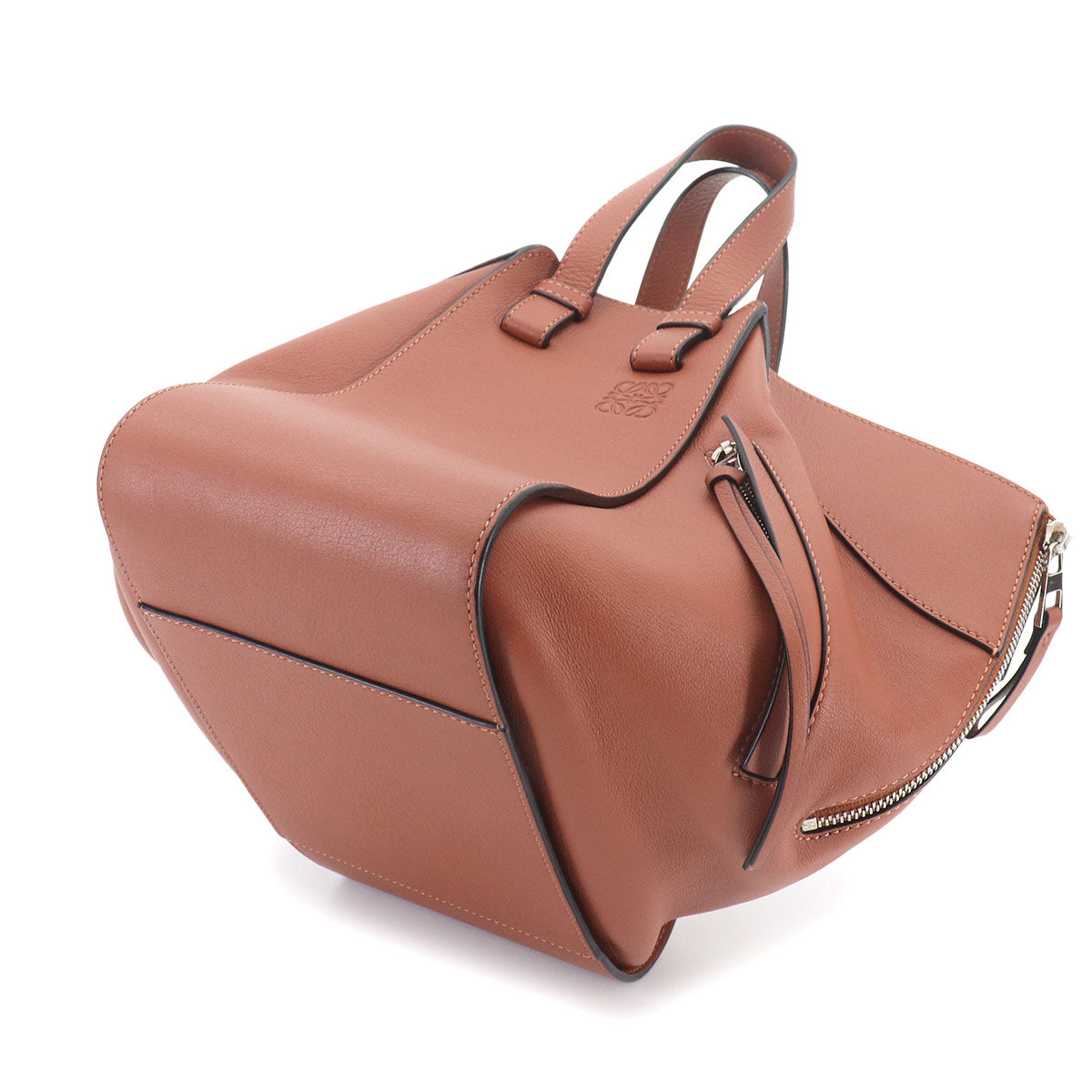 Hammock Small Hand Shoulder Bag Leather Brown Purse