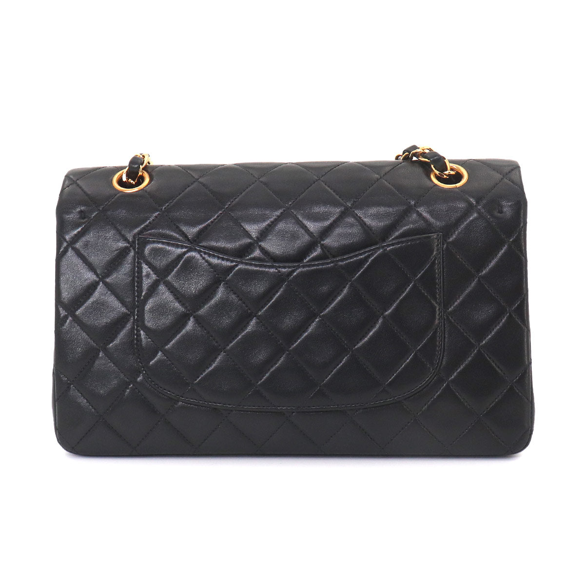 Matelasse 25 Chain Shoulder Bag Leather Black A01112 Vintage