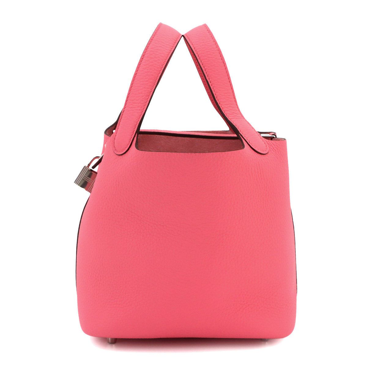 Picotin Lock PM Hand Bag Taurillon Clemence Rose Azalee