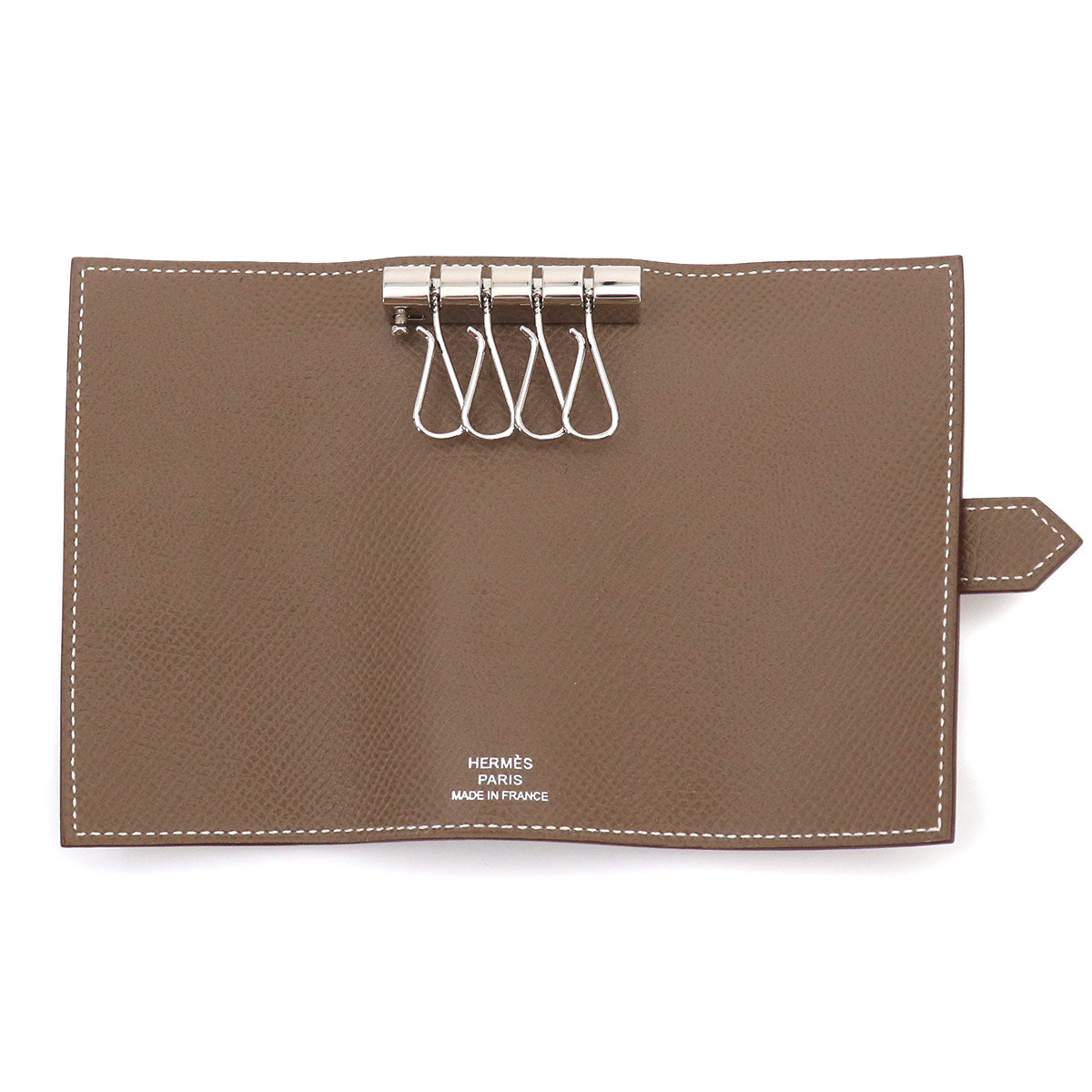 Bearn Four Consecutive Key case Veau Epsom Etoupe Accessory