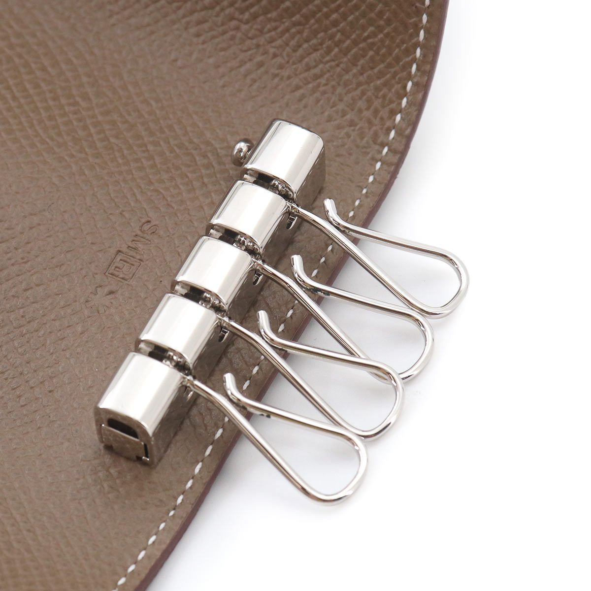 Bearn Four Consecutive Key case Veau Epsom Etoupe Accessory