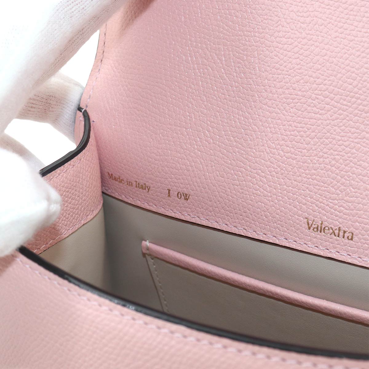 Mini Iside 2way Hand Shoulder Bag Leather Pink