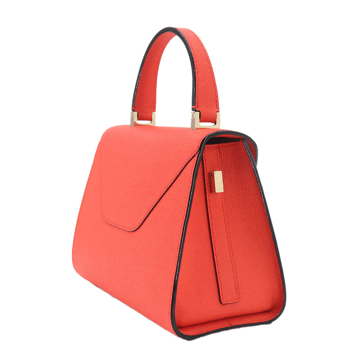 Mini Iside 2way Hand Shoulder Bag Leather Red