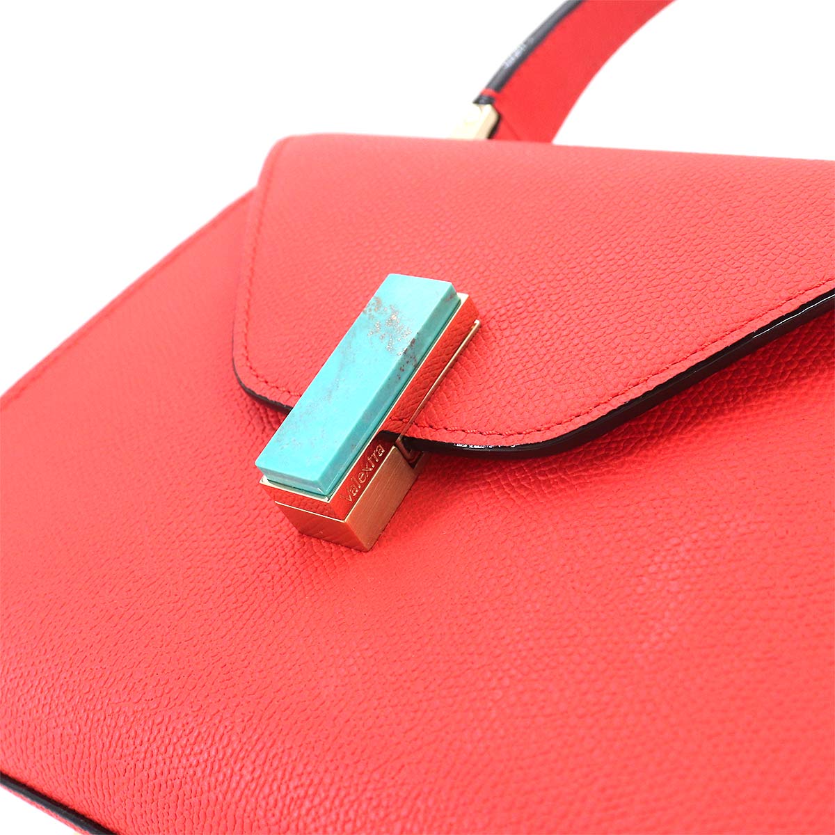 Mini Iside 2way Hand Shoulder Bag Leather Red