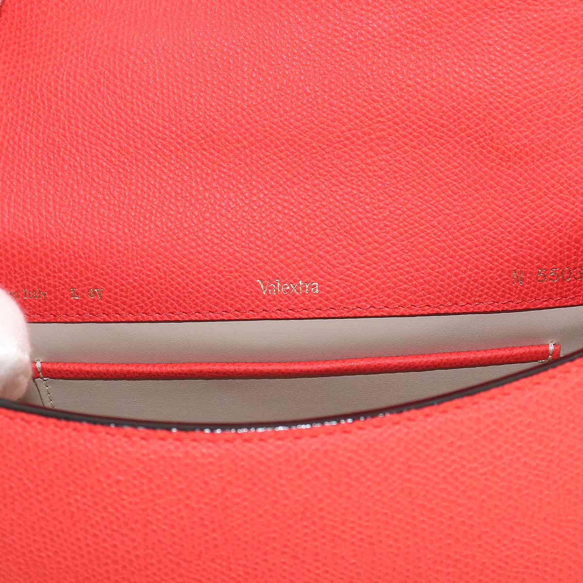Mini Iside 2way Hand Shoulder Bag Leather Red