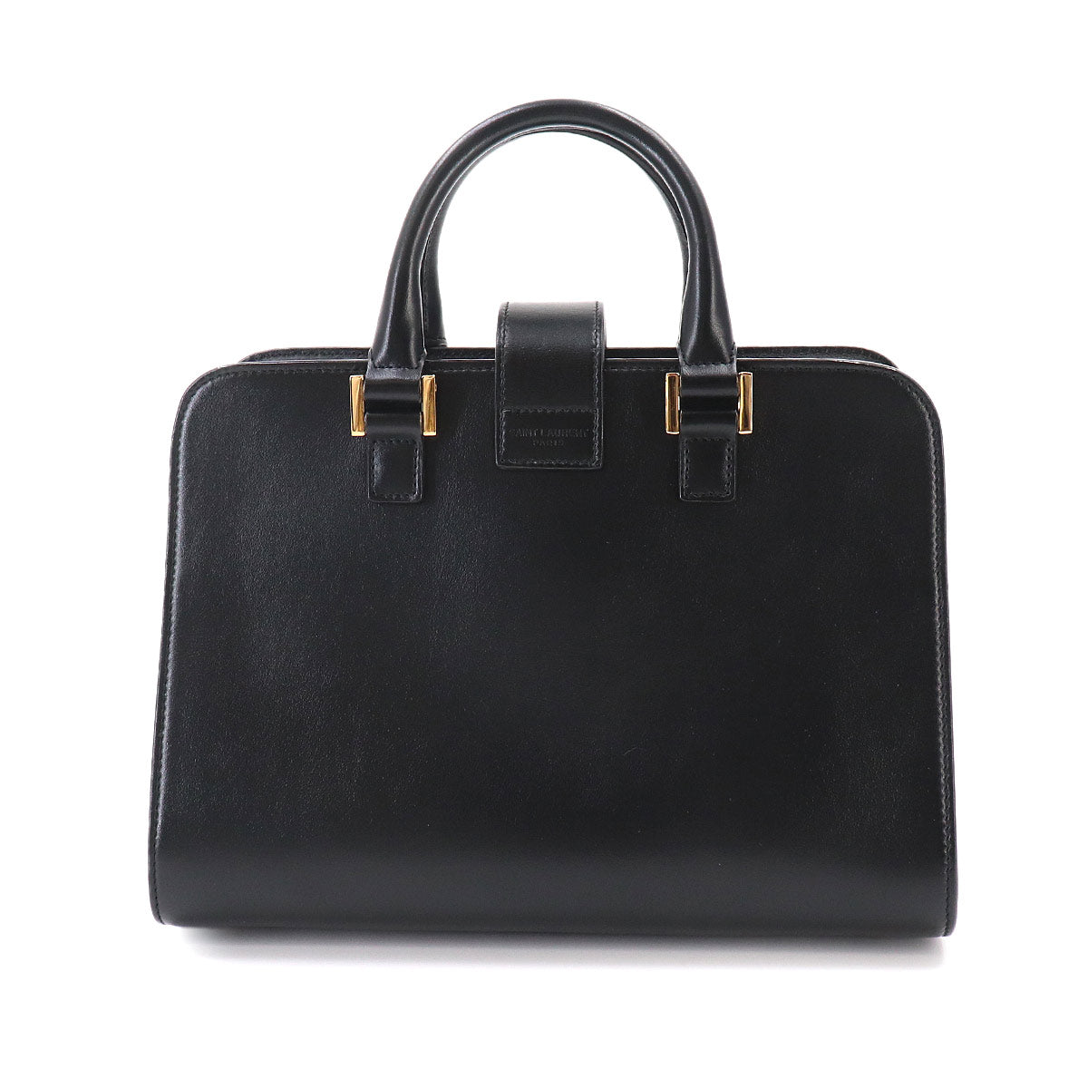 Baby Cabas Hand Shoulder Bag Leather Black 568853