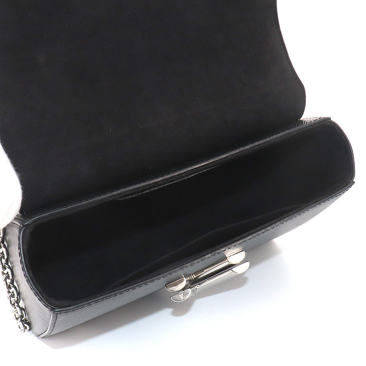 Epi Twist MM Chain Shoulder Bag Leather Noir M50282 Purse