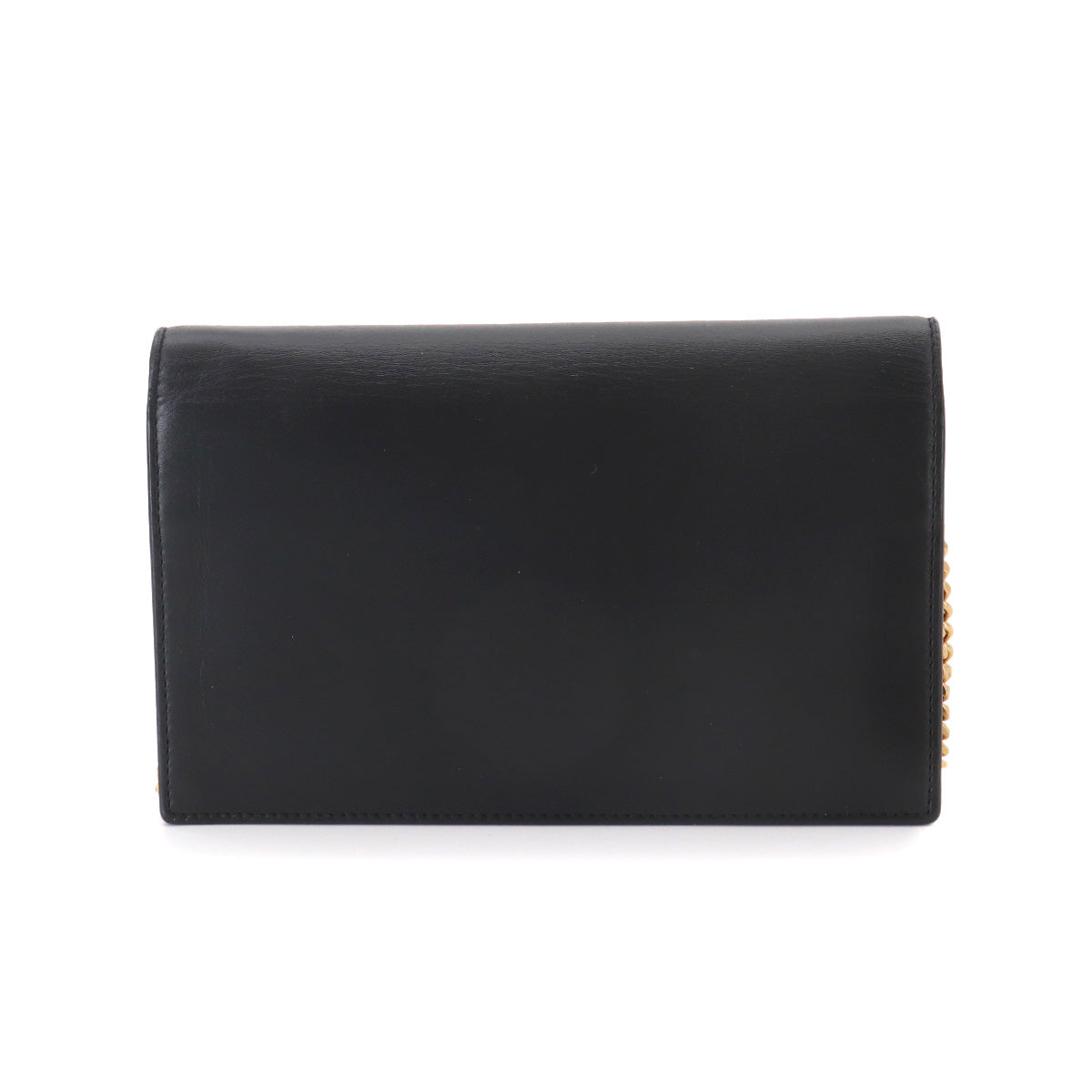 Kate Chain Long Wallet Leather Balck 452159