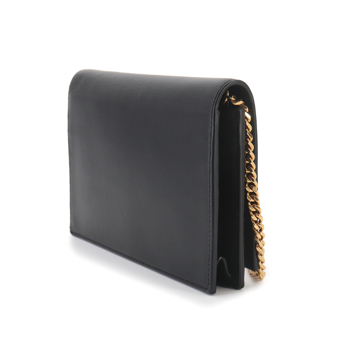 Kate Chain Long Wallet Leather Balck 452159