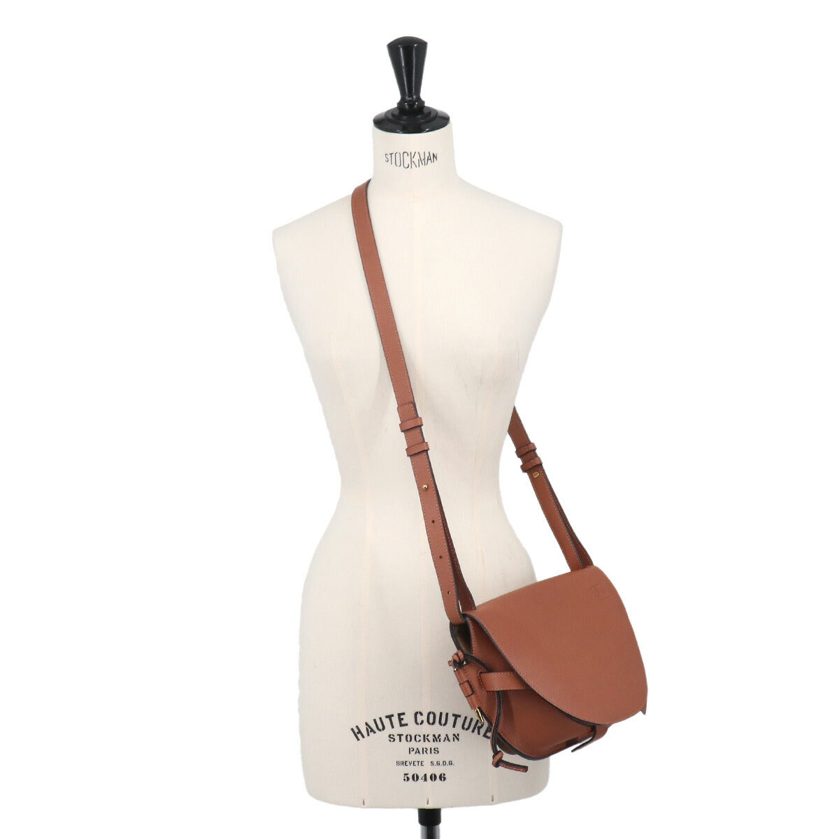 Gate Bag Small Shoulder Bag Leather Tan Brown Purse