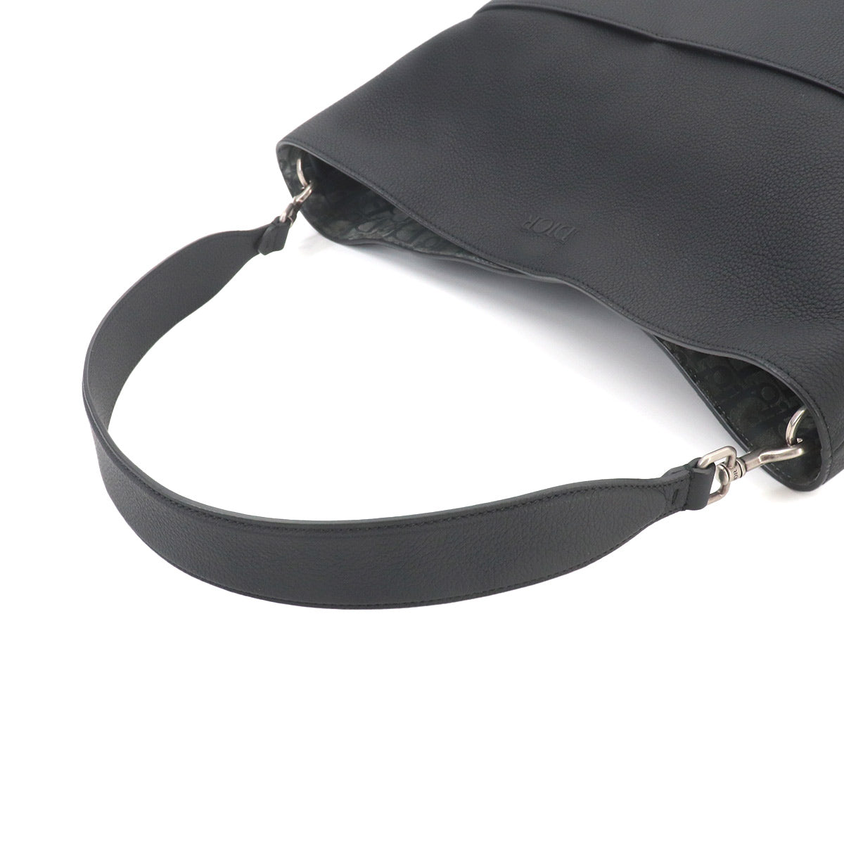 Safari Tote Bag Leather Black 1ESSH187UMJ Purse