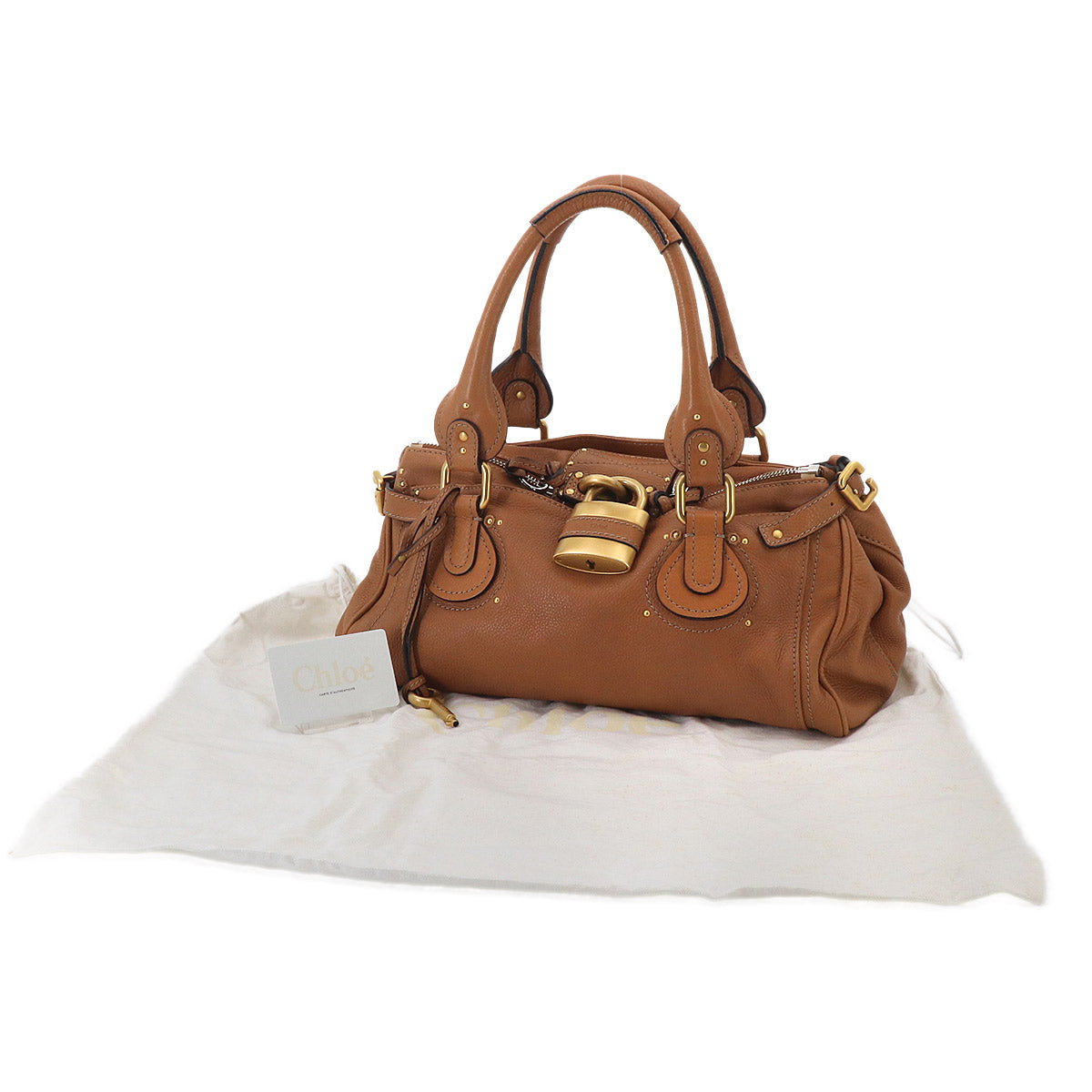 Paddington Hand Bag Leather Brown 7ESA02-7E422 Purse