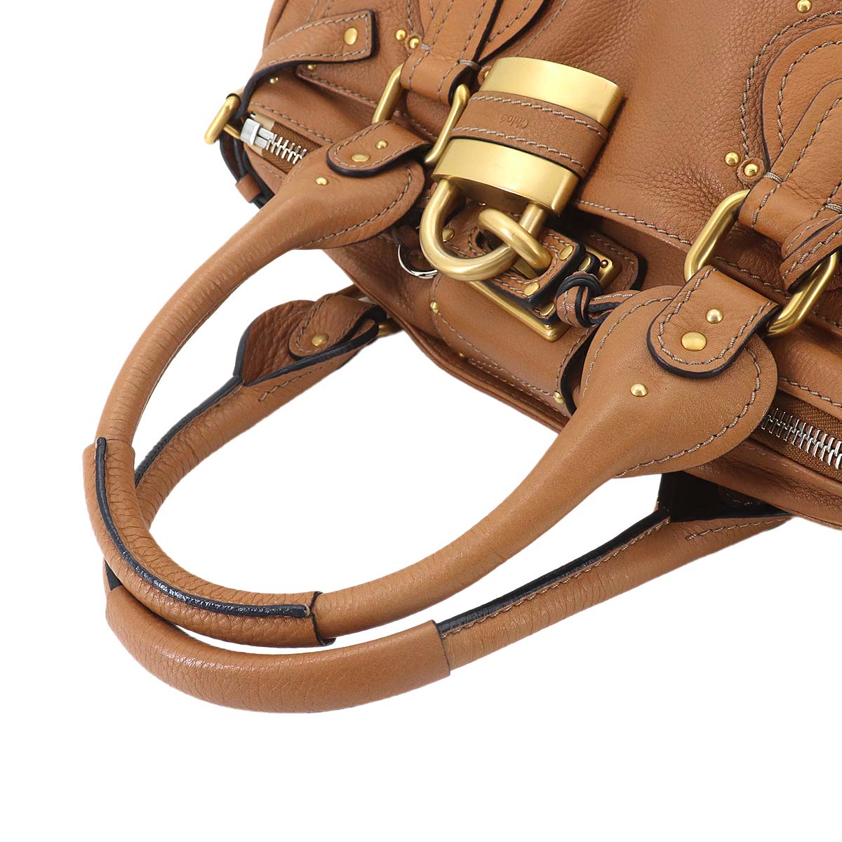 Paddington Hand Bag Leather Brown 7ESA02-7E422 Purse