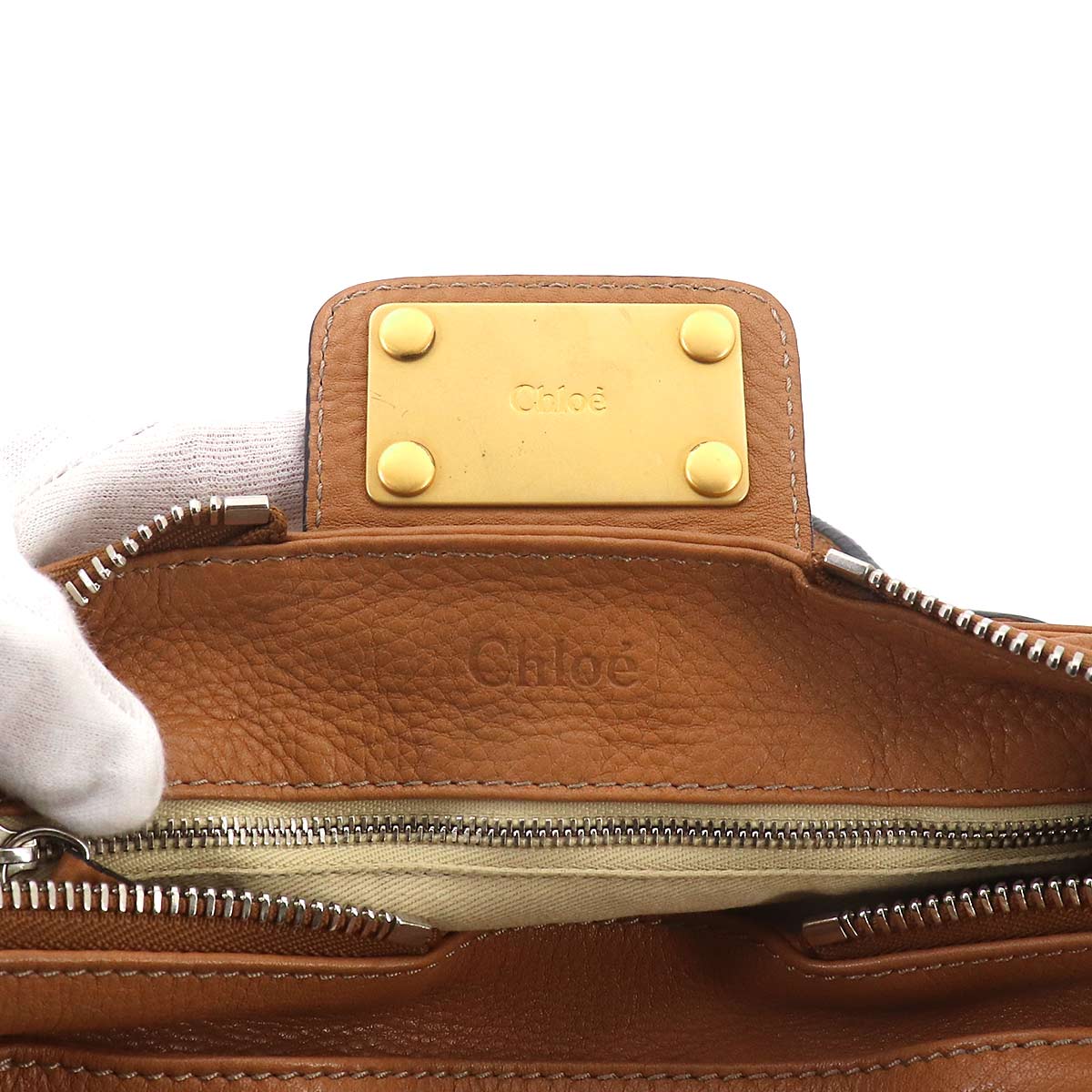 Paddington Hand Bag Leather Brown 7ESA02-7E422 Purse
