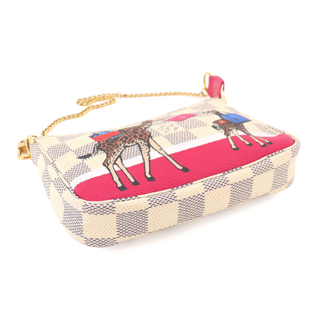 Damier Azur Mini Pochette Accessoires Hand Bag N62200