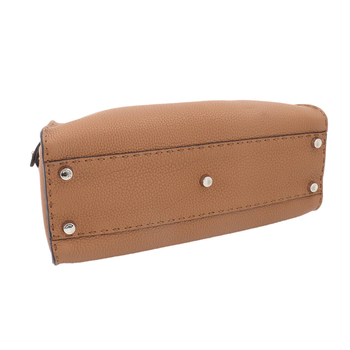 Selleria Peekaboo Regular 2way Hand Bag Leather Brown 8BN290