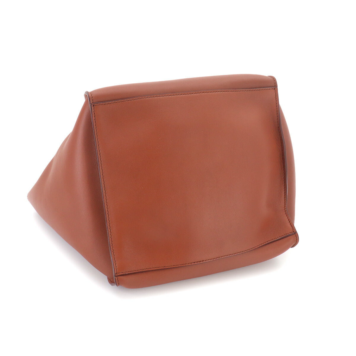 Big Bag Small With Longstrap Hand Shoulder Bag Leather Brown