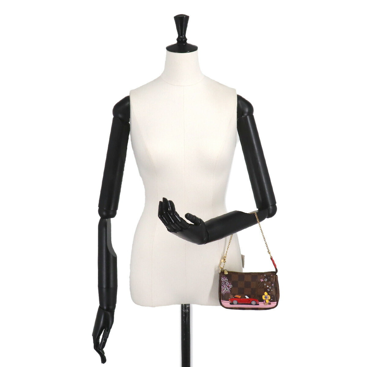 Vivienne Damier Mini Pochette Accessoires Hand Bag