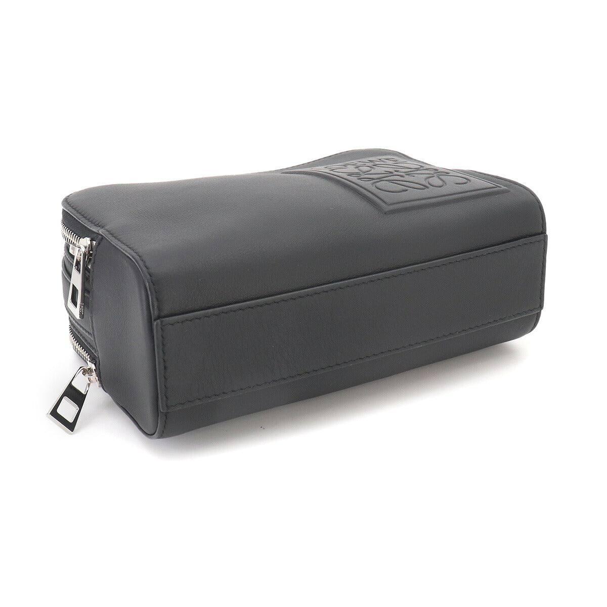 Mini crossbody camera Bag Hand Shoulder Bag Leather Black Anagram